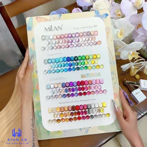 Set Sơn Gel Mắt Mèo Milan 60 Màu, Tone Màu Tươi Tắn Đẹp, Tặng Kèm Bảng Màu [ Bình An ]