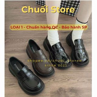 Giày oxford nữ da PU tổng hợp dệt vải đế cao su xinh xắn dễ phối đồ cao cấp đáng yêu