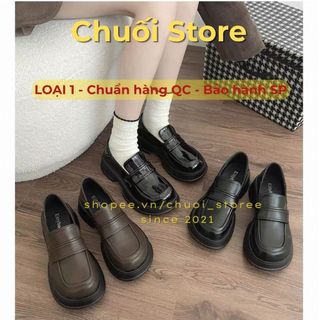 Giày oxford nữ da PU tổng hợp dệt vải đế cao su xinh xắn dễ phối đồ cao cấp đáng yêu