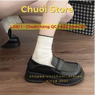 Giày Oxford nữ da PU tổng hợp dệt vải đế cao su êm ái mềm mại dễ chịu thoải mái