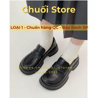 Giày oxford nữ da PU tổng hợp dệt vải đế cao su xinh xắn dễ phối đồ cao cấp đáng yêu