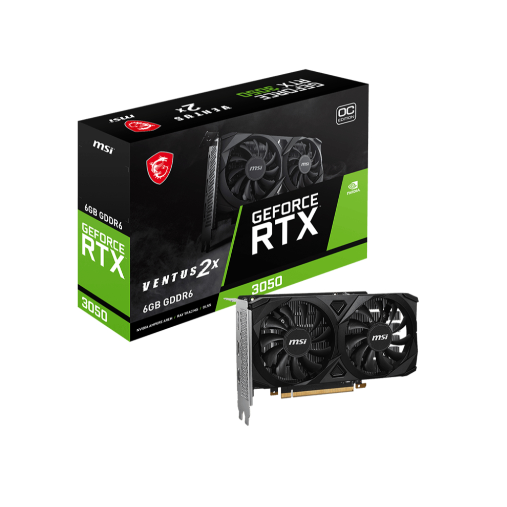 [ FULL VAT ] CARD MÀN HÌNH MSI VENTUS 2X-COLORFUL RTX 3050 6GB GDDR6 NEW | CHÍNH HANG| BẢO HÀNH 36 THÁNG | BigBuy360 - bigbuy360.vn