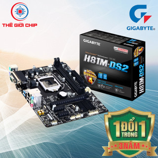 Mainboard (Bo mạch chính) Gigabyte GA-H81M-DS2 I like new BOX Bảo hành 36 tháng bởi nhà cung cấp
