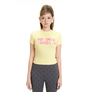 Áo thun baby tee nữ mùa hè MONÁ form ôm body co giãn màu xanh Tiffany Blue - CREAM Top
