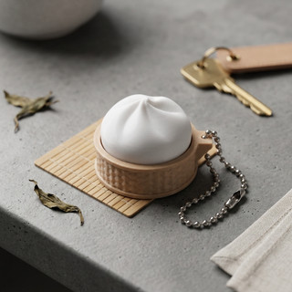 [MÓC KHÓA] CLICKY BÁNH BAO NHỰA 3D – NHỎ XINH, CLICK CÁI LÀ GHIỀN