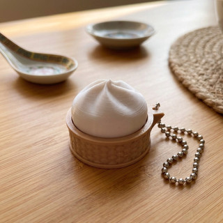 [MÓC KHÓA] CLICKY BÁNH BAO NHỰA 3D – NHỎ XINH, CLICK CÁI LÀ GHIỀN