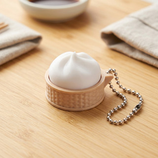 [MÓC KHÓA] CLICKY BÁNH BAO NHỰA 3D – NHỎ XINH, CLICK CÁI LÀ GHIỀN