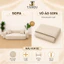 Vỏ áo sofa giường 2in1 nhung gân cao cấp, Vỏ bọc sofa tháo rời, hạn chế xù lông, dễ vệ sinh