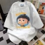 Áo Thun Unisex Agnes Họa Tiết Dễ Thương Siêu Đẹp, Áo Phông Form Dáng Unisex Thoáng Mát Dày Dặn