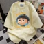 Áo Thun Unisex Agnes Họa Tiết Dễ Thương Siêu Đẹp, Áo Phông Form Dáng Unisex Thoáng Mát Dày Dặn