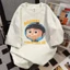 Áo Thun Unisex Agnes Họa Tiết Dễ Thương Siêu Đẹp, Áo Phông Form Dáng Unisex Thoáng Mát Dày Dặn