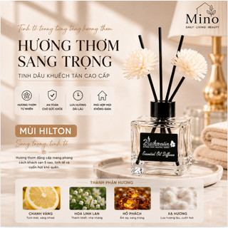 Tinh Dầu Thơm Phòng Que Mây Blackowestin 50ml - Lưu Hương Lâu, Khử Mùi Hiệu Quả