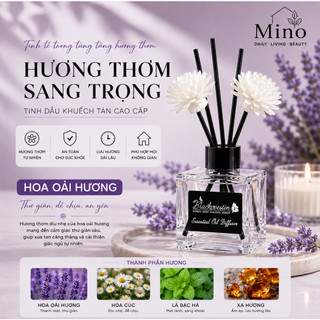 Tinh Dầu Thơm Phòng Que Mây Blackowestin 50ml - Lưu Hương Lâu, Khử Mùi Hiệu Quả