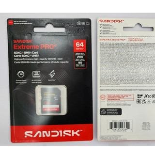 [MẪU MỚI] Thẻ nhớ Máy ảnh SDXC SanDisk Extreme Pro 64GB U3 V30 đọc 200MB/s ghi 90MB/s hỗ trợ 4K UHD