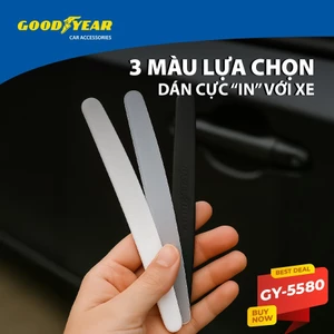 Combo 4 Miếng Dán Silicon Chống Xước Bảo Vệ Tay Nắm Cửa GOODYEAR Phù Hợp Cho Tất Cả Những Dòng Xe Trên Thị Trường
