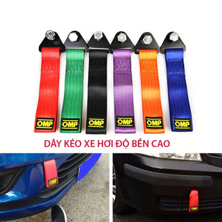 Dây móc kéo ô tô xe máy in chữ OMP phù hợp với mọi loại xe