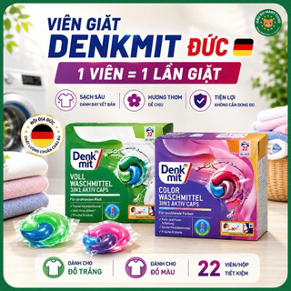 viên giặt Denkmit 3 trong 1 tiện lợi không cần đong đếm -Nội Địa Đức