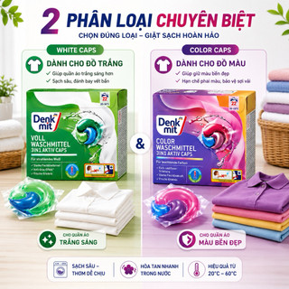 viên giặt Denkmit 3 trong 1 tiện lợi không cần đong đếm -Nội Địa Đức