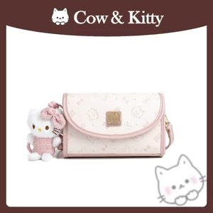 Túi Đeo Chéo Đeo Vai Hello Kitty vs Cow Kitty size18 Đi chơi Đi tiệc sang trọng thời trang TX03