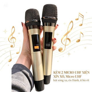 Loa Karaoke KP P368 Có ECHO, REVREVB Hệ Thống 5 Loa  2 Loa Bass, 2 Trung, 1 Treble Cho Chất Âm Chân Thực, Kèm 2 Míc