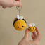 Móc Khoá Len Bee Chú Ong Baby Béo Tròn Ú Handmade Màu Pastel Quà Tặng Dễ Thương Độc Đáo