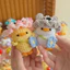 Móc Khoá Len Vịt Gà Đội Mũ Rộng Vành Tiểu Thư Đi Chợ Quà Tặng Handmade Dễ Thương