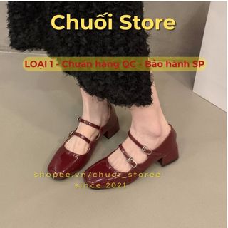 Giày lolita nữ da PU tổng hợp dệt vải đế cao su dễ thương dịu dàng nữ tính nhẹ nhàng