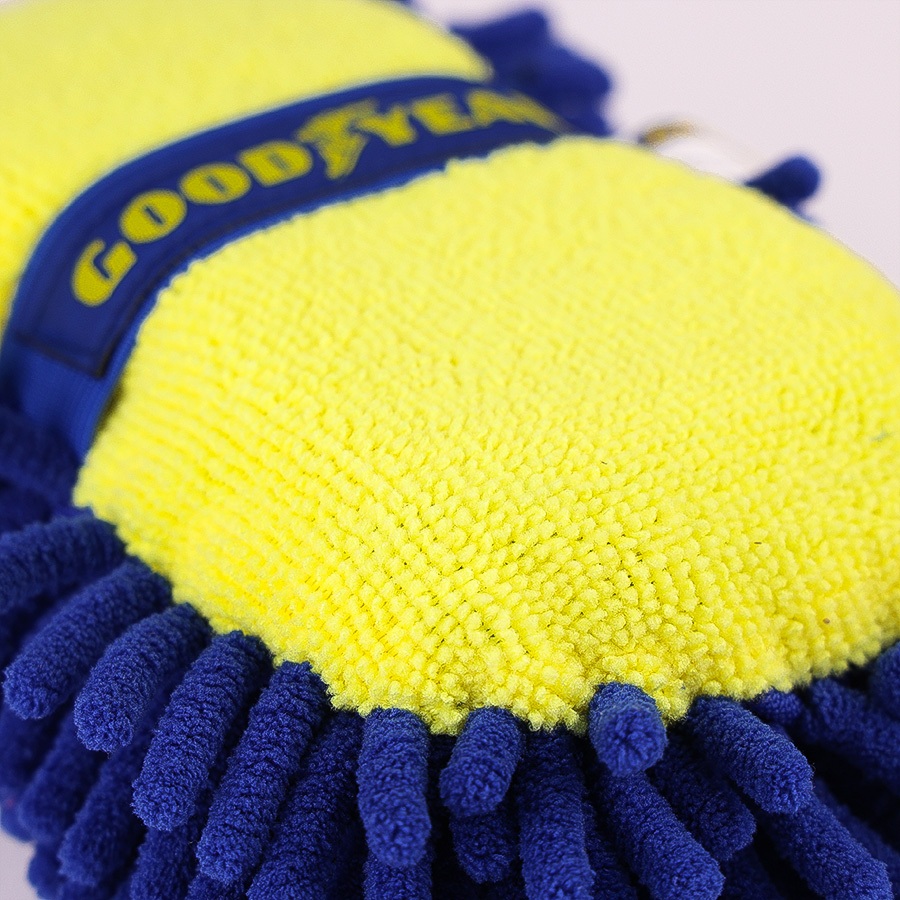 Miếng Bọt Biển Chenille Sợi Nhỏ Mềm San Hô Tiện Lợi Rửa Xe Máy, Xe Ô Tô, Xe Hơi Lau Dọn Ngoại Thất GOODYEAR GY-2856