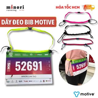 Dây Đeo BIB Motive Chạy Bộ Gọn Nhẹ Co giãn tốt Thoải Mái khi sử dụng Thay thế kim băng