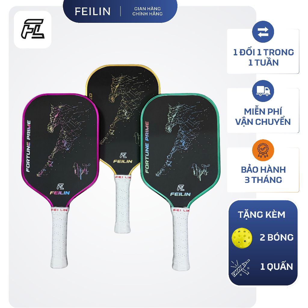 Vợt Pickleball  FORTUNE PRIME - PICKLE BALL FEILIN - NFC chính hãng