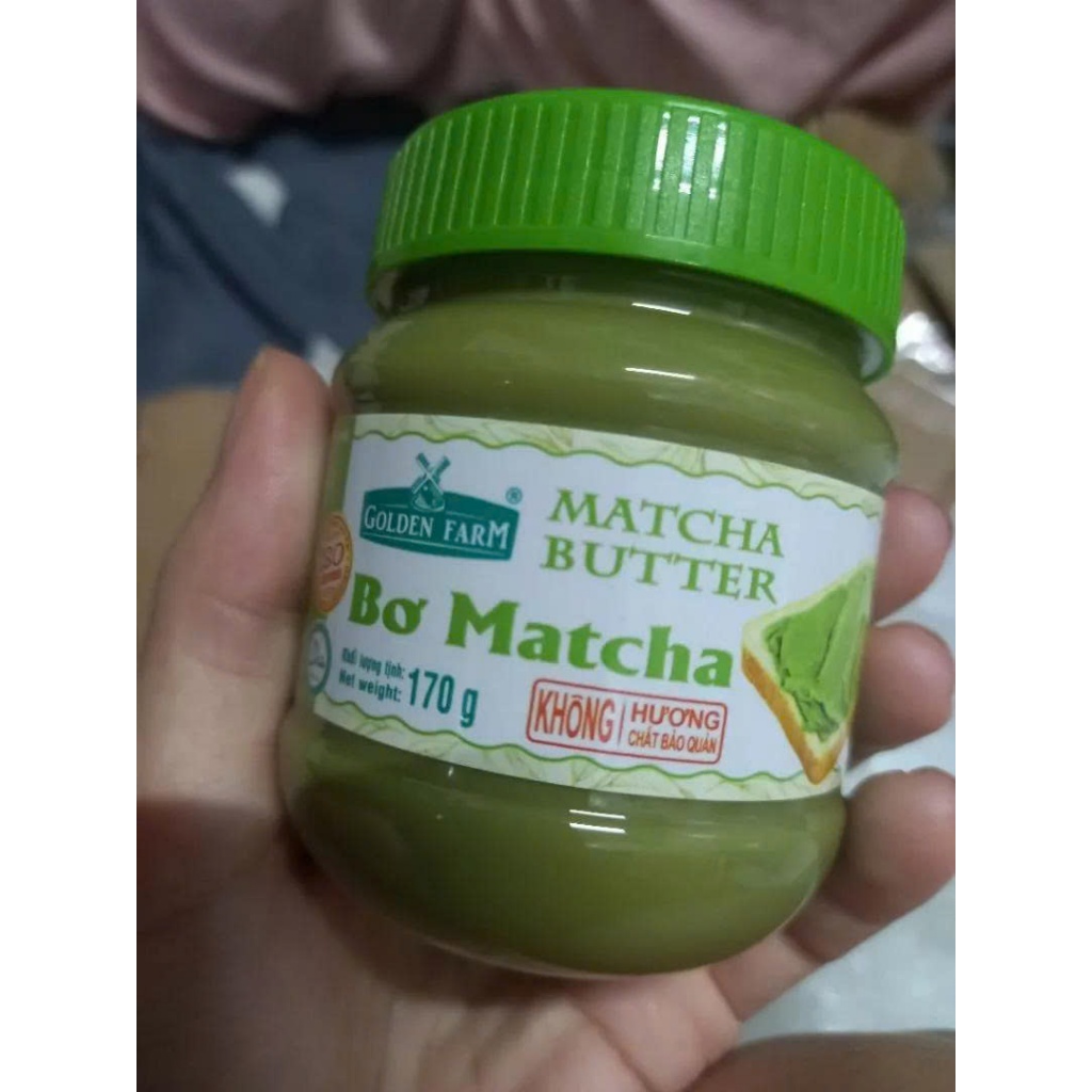 BƠ MATCHA GOLDEN FARM 170G THƠM NGỌT VỊ MATCHA