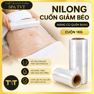 NILON QUẤN GIẢM BÉO BỤNG 1KG - MÀNG CO BODY, QUẤN EO, GIỮ NHIỆT HỖ TRỢ MASSAGE GIẢM BÉO