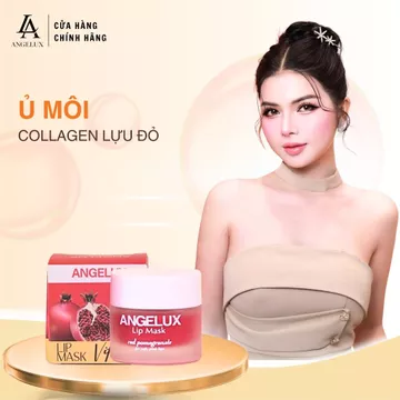 Ủ môi Lựu Đỏ ANGELUX LIP MASH hỗ trợ cải thiện khô môi nứt nẻ giúp môi mềm mịn, căng mọng, hồng hào tự nhiên
