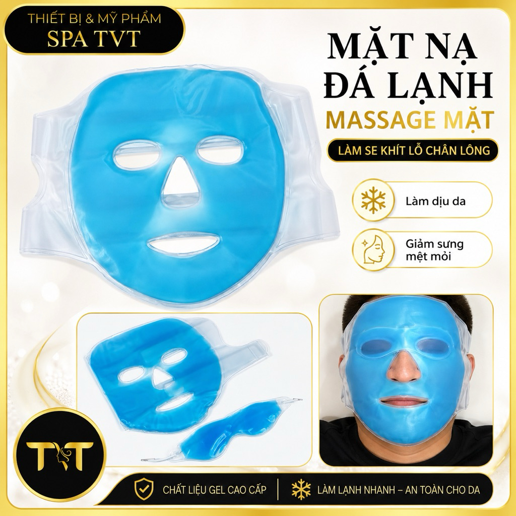 Mặt Nạ Đá Lạnh Giảm Sưng Đỏ, Thu Nhỏ Lỗ Chân Lông, Làm Dịu Da Sau Nặn Mụn, Lăn Kim, Phi Kim