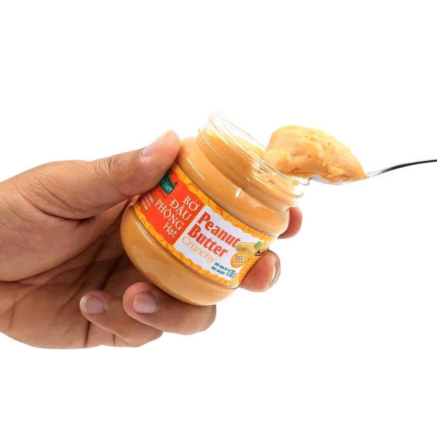 BƠ ĐẬU PHỘNG HẠT GOLDEN FARM 170G - 340GR THƠM BÉO VỊ MẶN NGỌT HÀI HOÀ