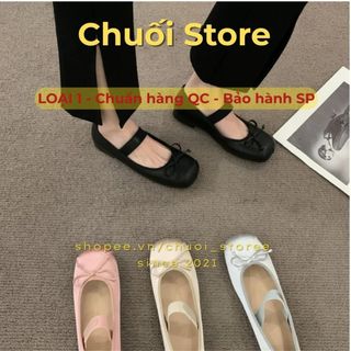Giày bệt nữ da PU tổng hợp dệt vải đế cao su phong cách nữ tính dịu dàng màu sắc đa dạng dễ phối đồ