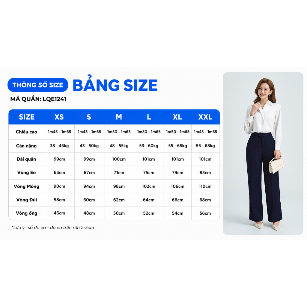 Quần Tây Nữ Ống Suông GUMAC Thiết Kế Bản Lưng Cài Quai Dê Chất Tuyết Mưa Đứng Form LQE1241