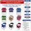 GHẾ SỐ XẾP GỌN CHO BÉ KHUNG SẮT CỨNG CÁP DỄ LẮP ĐẶT