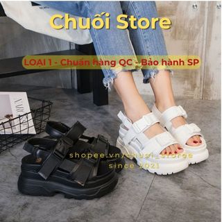 Dép quai hậu nữ da PU tổng hợp dệt vải đế cao su đáng yêu nhẹ nhàng êm chân thoải mái