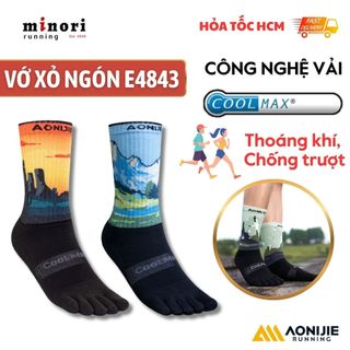 Vớ thể thao Xỏ Ngón Aonijie E4843 Cổ CaoCoolmax ThoángKhí Mềm Mại Nén Đàn Hồi  Minori Store
