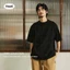 Tawii. Áo Thun Trơn Cổ Tròn Nam Nữ Cotton Oversize T-Shirt 250gsm áo phông nam