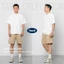 Tawii. Áo Thun Trơn Cổ Tròn Nam Nữ Cotton Oversize T-Shirt 250gsm áo phông nam