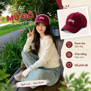Mũ Lưỡi Trai Nam Nữ HAZIN Form Cứng, Mũ Kaki Thêu Nổi 3D, Nón Kết Hàn Quốc Unisex Thời Trang