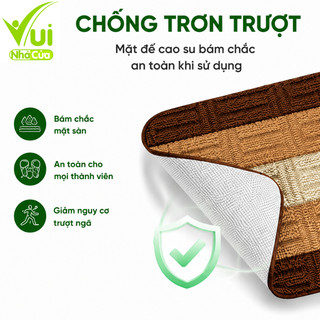 Thảm Lau Chân Kẻ Sọc Nhà Bếp SiêuThấm Nước GD177 - Thảm Lau Nhà Bếp, Phòng Tắm Đế Chống Trượt