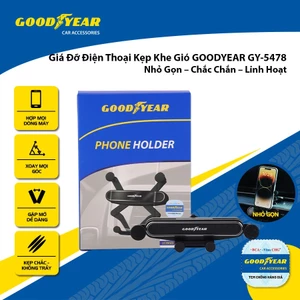 Giá Đỡ Điện Thoại Kẹp Khe Điều Hòa Xe Ô Tô Xe Hơi Xe Tải GOODYEAR GY-5478 Phù Hợp Với Nhiều Dòng Xe