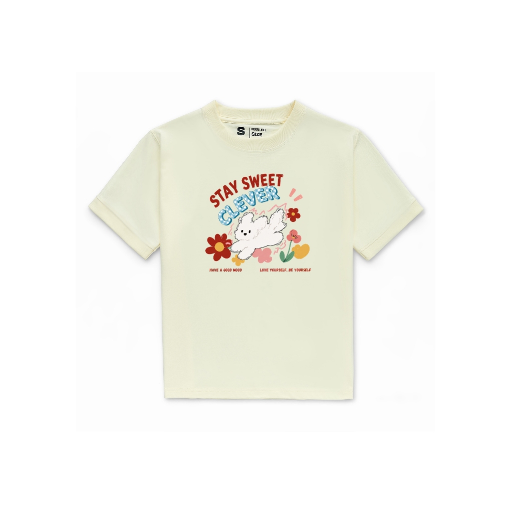 Áo Thun Baby Tee STAY SWEET Cao Cấp Phông Nam Nữ Unisex Đơn Giản Cotton Local Brand | MI MIDORI