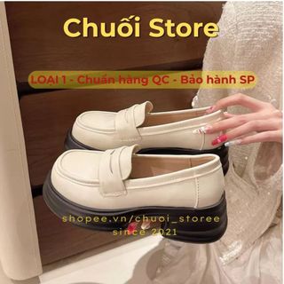 Giày Oxford nữ da PU tổng hợp dệt vải đế cao su nhẹ nhàng dễ thương đáng yêu êm ái