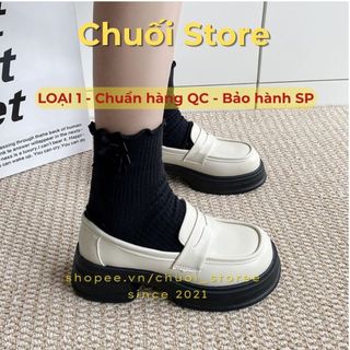 Giày Oxford nữ da PU tổng hợp dệt vải đế cao su nhẹ nhàng dễ thương đáng yêu êm ái