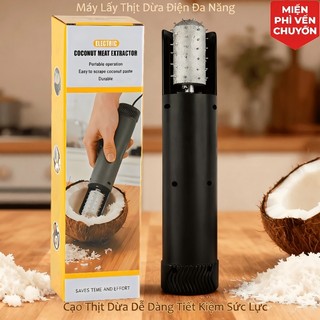 Máy Lấy Thịt Dừa Điện Đa Năng | Cạo Thịt Dừa Dễ Dàng Tiết Kiệm Sức Lực