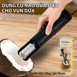 Máy Lấy Thịt Dừa Điện Đa Năng | Cạo Thịt Dừa Dễ Dàng Tiết Kiệm Sức Lực